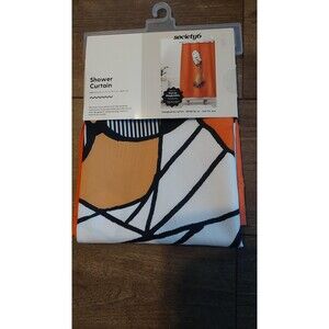 NEW Society6 Shower Curtain 69x72, Artist Dorcas Magbadelo, Multicolor Abstract